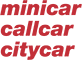 minicar callcar citycar