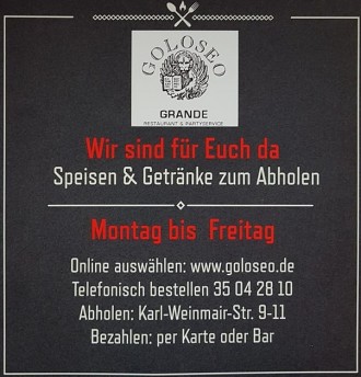 GOLOSEO Grande Catering & Restaurant Schwabing Parkstadt