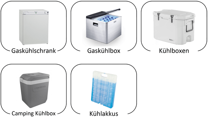 Kühlen / Gaskühlschrank / Gaskühlbox