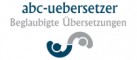 Logo abc-uebersetzer, beglaubigte