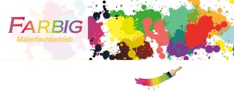 Logo FARBIG Malereibetrieb