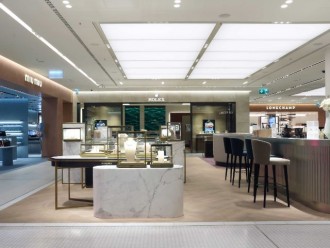 Erdgeschoss: Beauty, Accessories, Uhren, Schmuck und Herzog Tagesbar