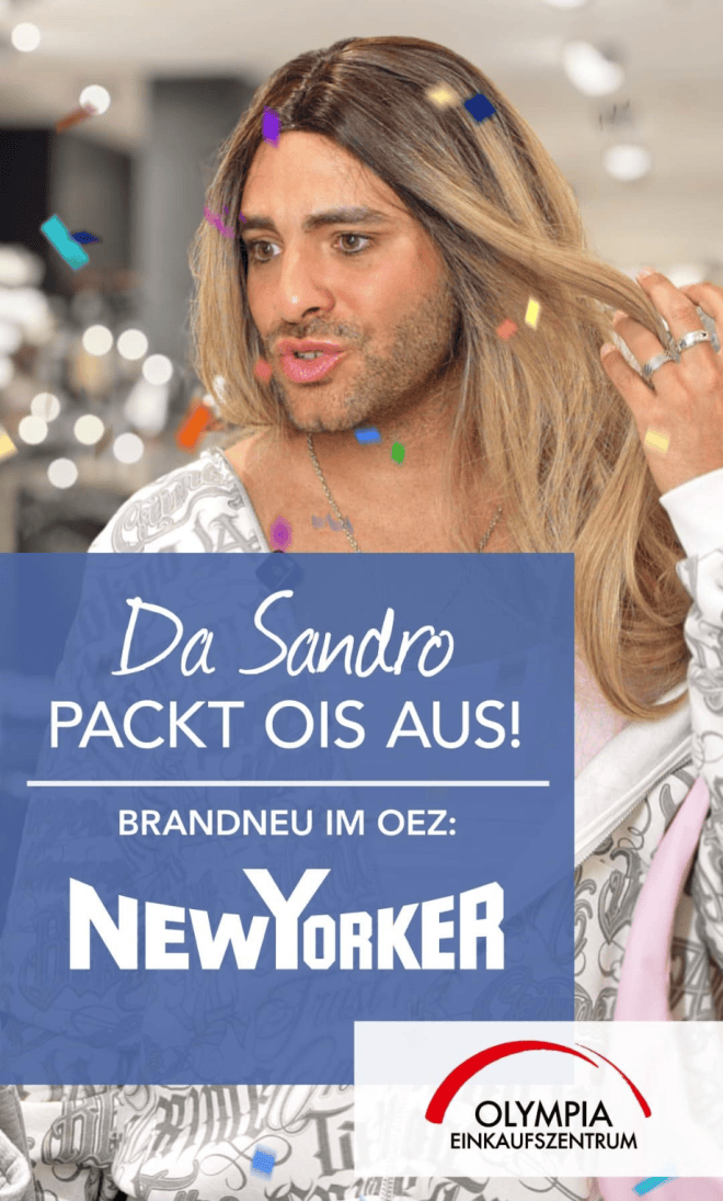 NEW YORKER-Eröffnung mit Sandro