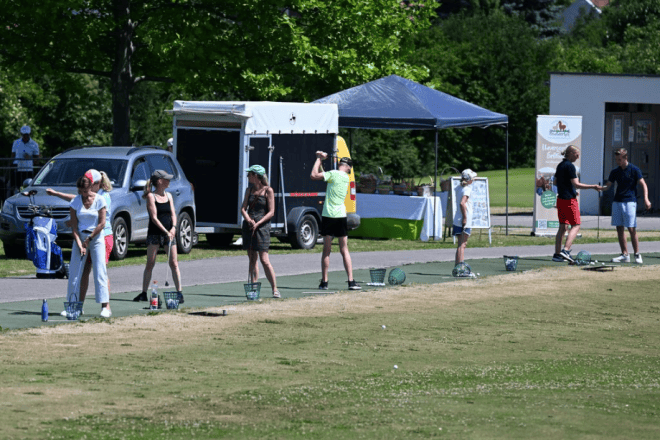 Eine Party, bei der Sport, Spaß und Action im Mittelpunkt stehen.