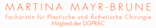 MAYR-BRUNE MARTINA Fachärztin Logo