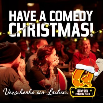 Spaß unterm Weihnachtsbaum - der Quatsch Comedy Lach-Gutschein!