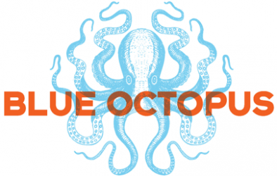 Logo Blue Octopus Gardinenstoffe