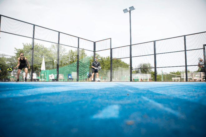 "Padel me" in der insel