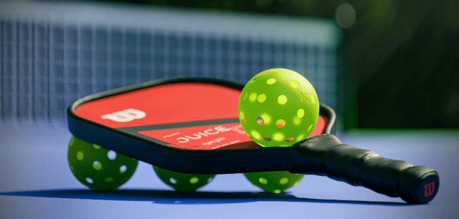 "WE PICKLE the BALL" - 2 Pickleball Indoor Felder!