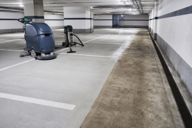 Tiefgaragenreinigung